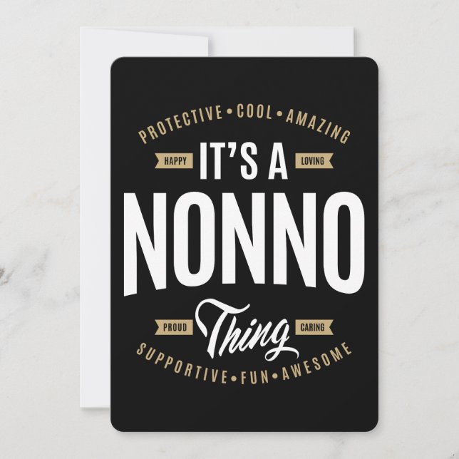It's a Nonno Thing (Front)
