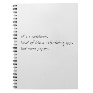 its a notebook