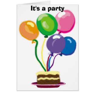 It's a party