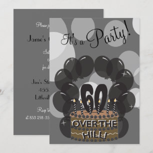 It's A Party   DIY Name   60th Birthday Invitation