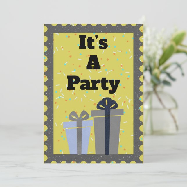 It's a Party Invite (Standing Front)