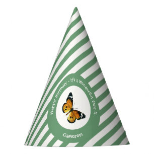 It's a Plain Tiger / African Queen Butterfly Party Hat