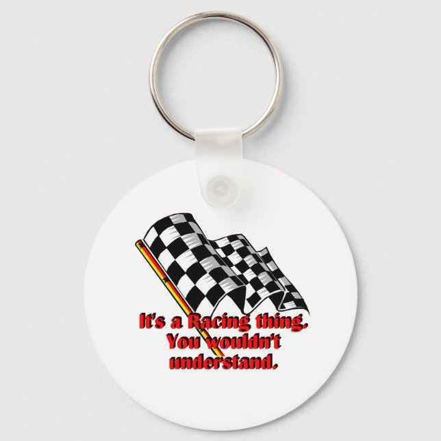 It's a racing thing key ring (Front)