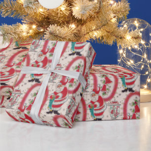 It's A Retro Christmas  Wrapping Paper