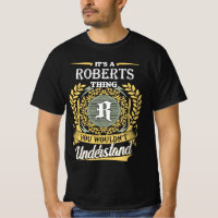 It's A Roberts Thing You Couldn't Understand
