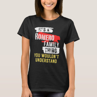 It's A Romero Family Thing Funny Men's and Women's T-Shirt