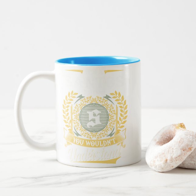  It's A Santos Thing You Couldn't Understand Two-Tone Coffee Mug (With Donut)
