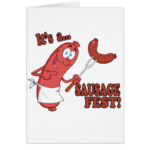 Its a Sausage Fest Funny Sausage Cooking Cartoon