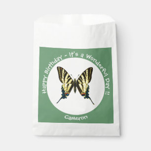 It's a Scarce Swallowtail Butterfly Birthday Party Favour Bags