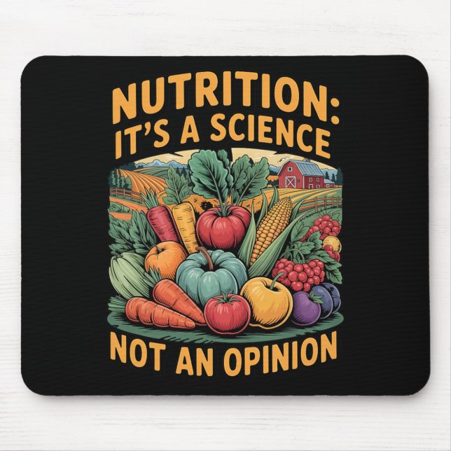 Its A Science Dietary Dietetics rition Dietician Mouse Mat (Front)