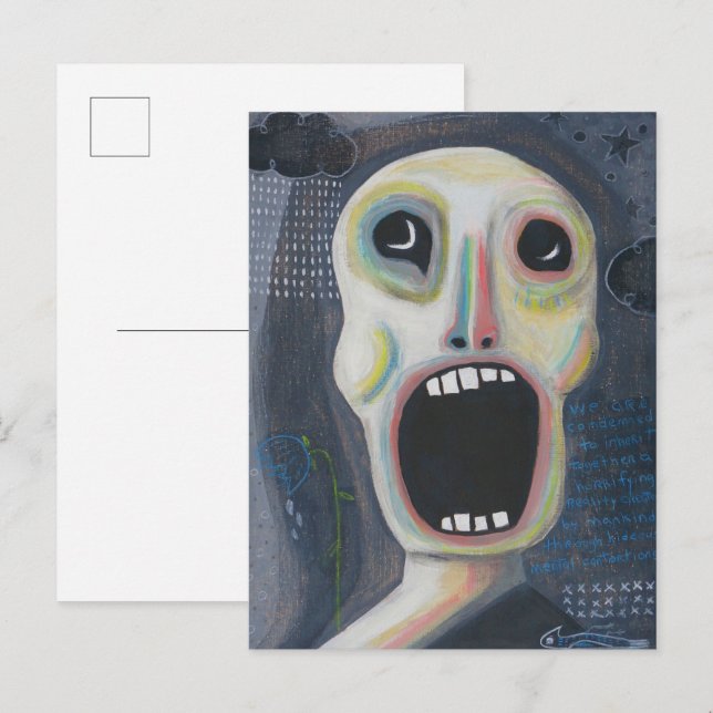 It's a Scream Postcard (Front/Back)