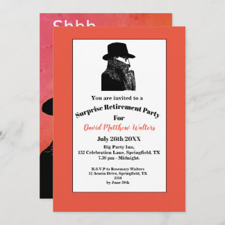 It's a Secret - Surprise Retirement Party Invitation