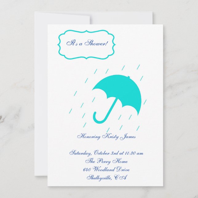It's a Shower! Invitation (Front)