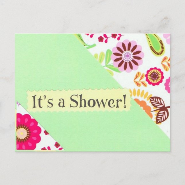 Its a Shower postcard (Front)