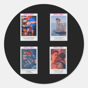 Its A Sin Set T Classic Round Sticker