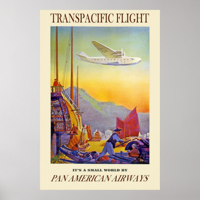 Its A Small World By Pan American Airways Poster (Front)