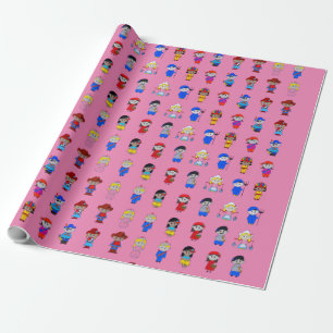 It's a small world wrapping paper