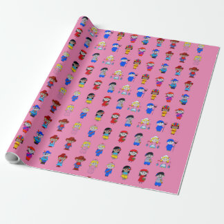 It's a small world wrapping paper