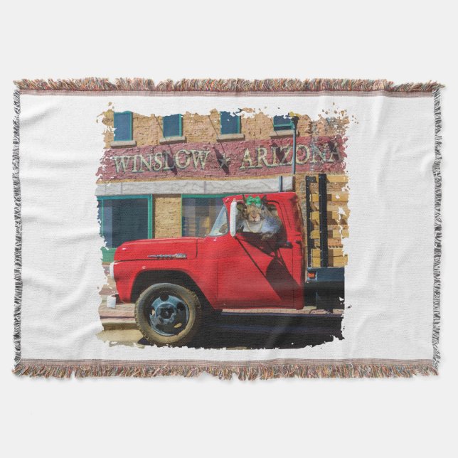 It's A Squirrel, My Lord Throw Blanket (Front)
