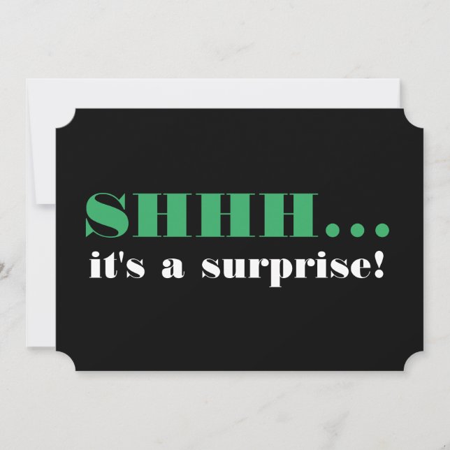 It's a Surprise Birthday Party Over the Hill Invitation (Front)