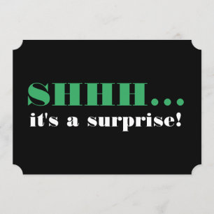 It's a Surprise Birthday Party Over the Hill Invitation