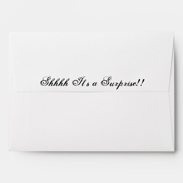 It's a Surprise! Envelope (Back (Top Flap))