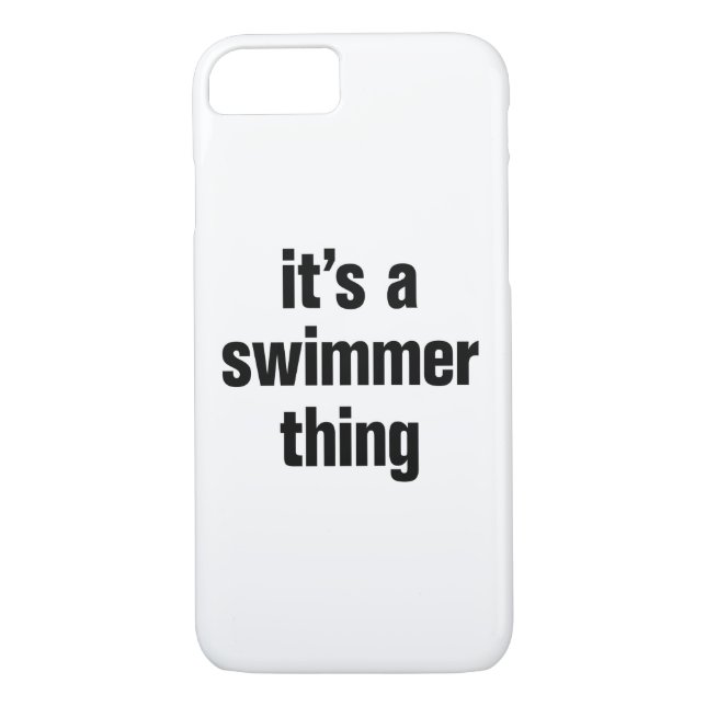 its a swimmer thing Case-Mate iPhone case (Back)