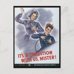 It's A Tradition World War 2 Postcard