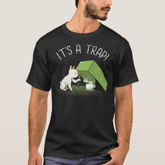 Its A Trap Coffee Funny Cat by Tobe Fonseca T-Shirt