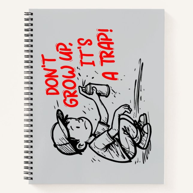 It's a trap notebook (Front)