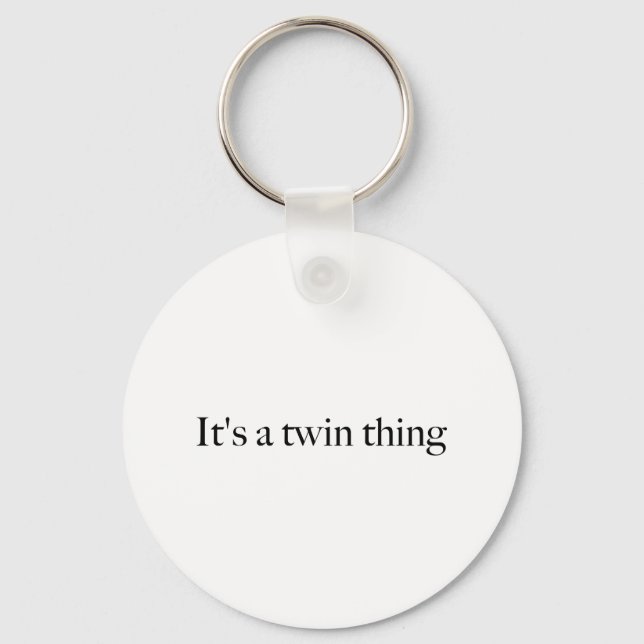 It's a twin thing key ring (Front)