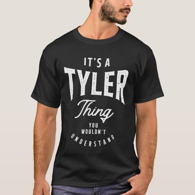 It's a Tyler Thing Personalised Name T-Shirt (Front)