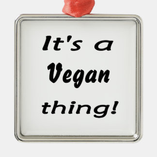 It's a vegan thing! metal tree decoration