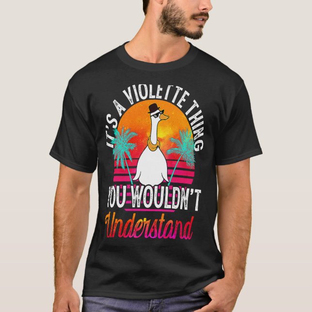 It's A Violette Thing You Wouldn't Understand  Vio T-Shirt (Front)
