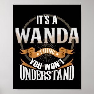 It's A Wanda Thing You Wont Understand  Poster