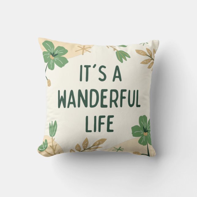  It's A Wanderful Life Cushion (Front)