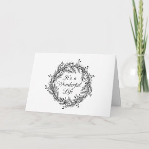 It's a Wonderful Life - Christmas Greeting Card