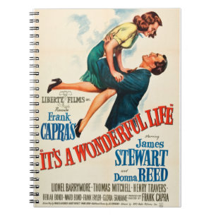 It's a Wonderful Life Classic Poster Notebook
