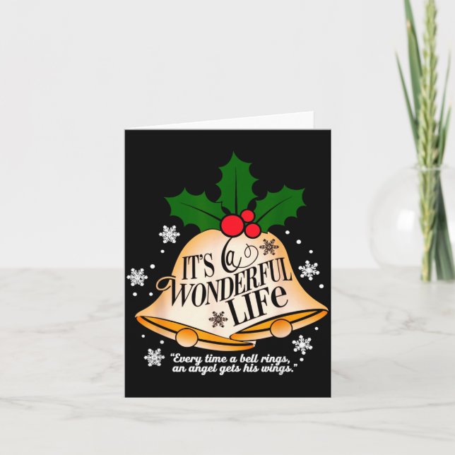 It's A Wonderful Life Everytime A Bell Rings Chris Card (Front)