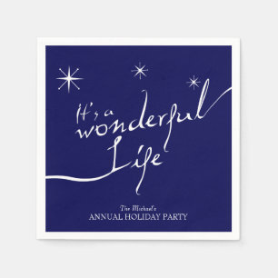 It's a Wonderful Life, Holiday Party Napkin