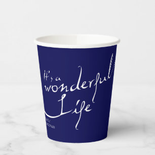 It's a Wonderful Life Holiday Party Paper Cup