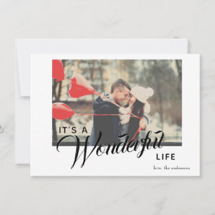 It's a Wonderful Life Holiday Photo Card