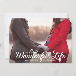 It's a Wonderful Life Holiday Photo Card