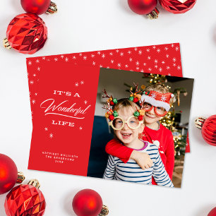 It's A Wonderful Life   Holiday Photo Cards