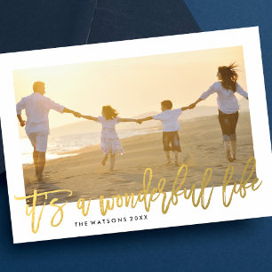 It's a Wonderful Life Holidays Photo Card