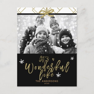 It's A Wonderful Life Modern Holiday Photo