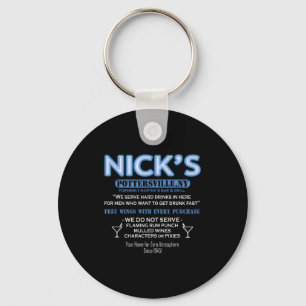 It's A Wonderful Life Nicks Bar George Bailey Clar Key Ring