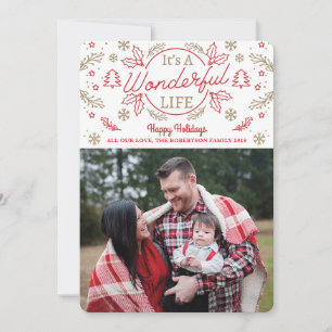 It's A Wonderful Life Personalised Photo Card
