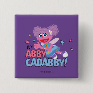 It's Abby Cadabby! 15 Cm Square Badge