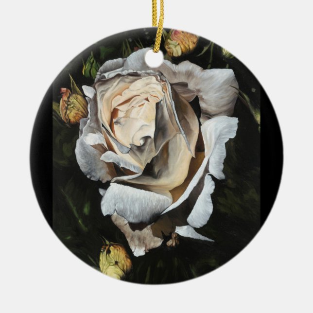 It's About Love Ceramic Tree Decoration (Front)